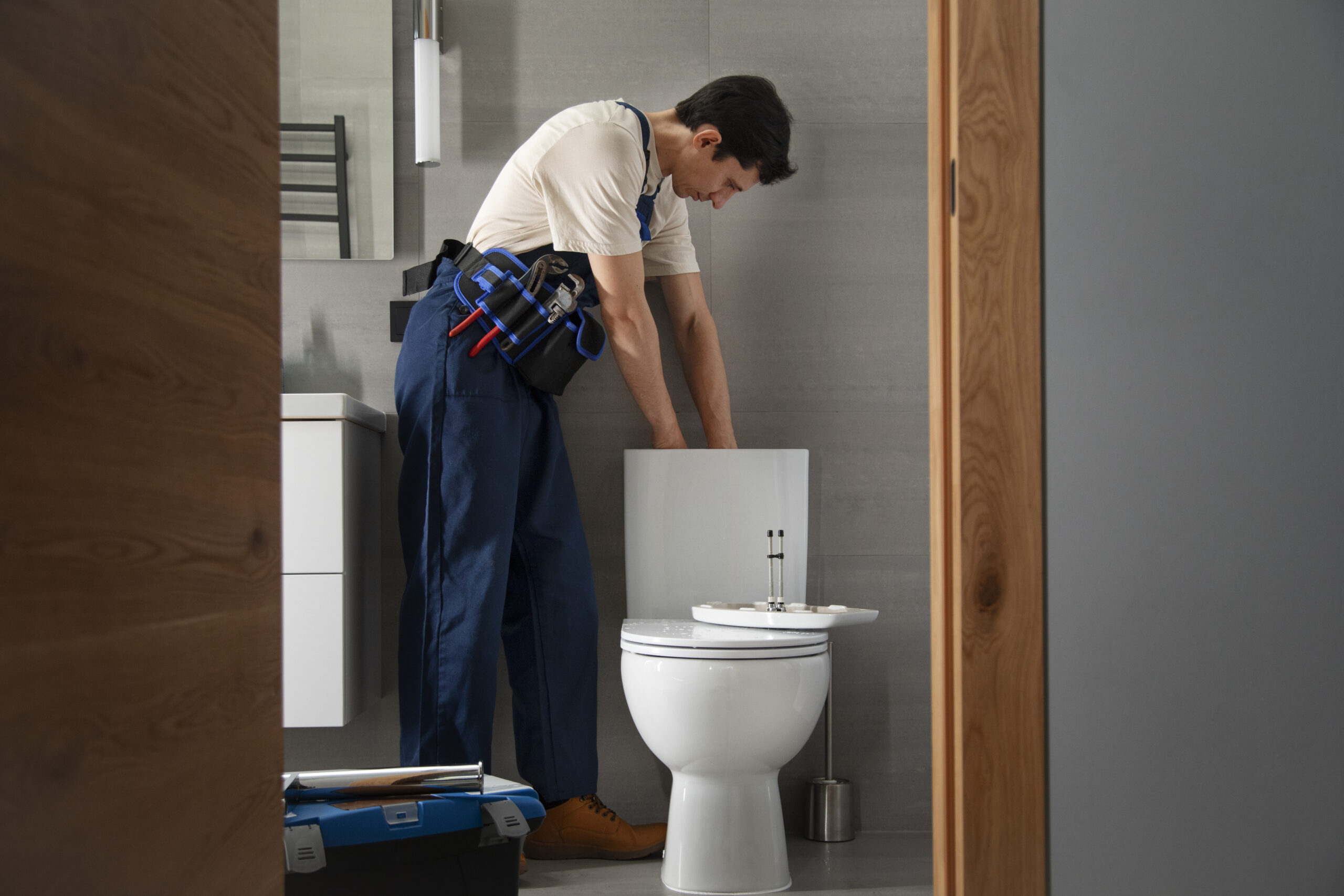 WC bouché à Toulouse
